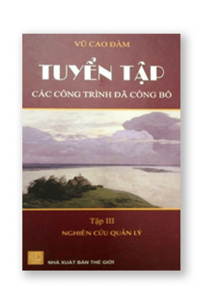 Tuyển tập các công trình đã công bố của tác giả Vũ Cao Đàm